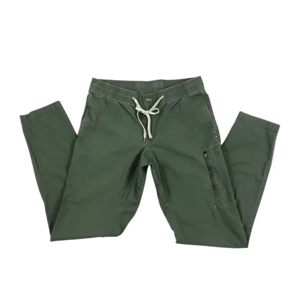 VUORI DuraTerra Ripstop Climber Pants Men M Green Outdoor Everyday Travel Hiking